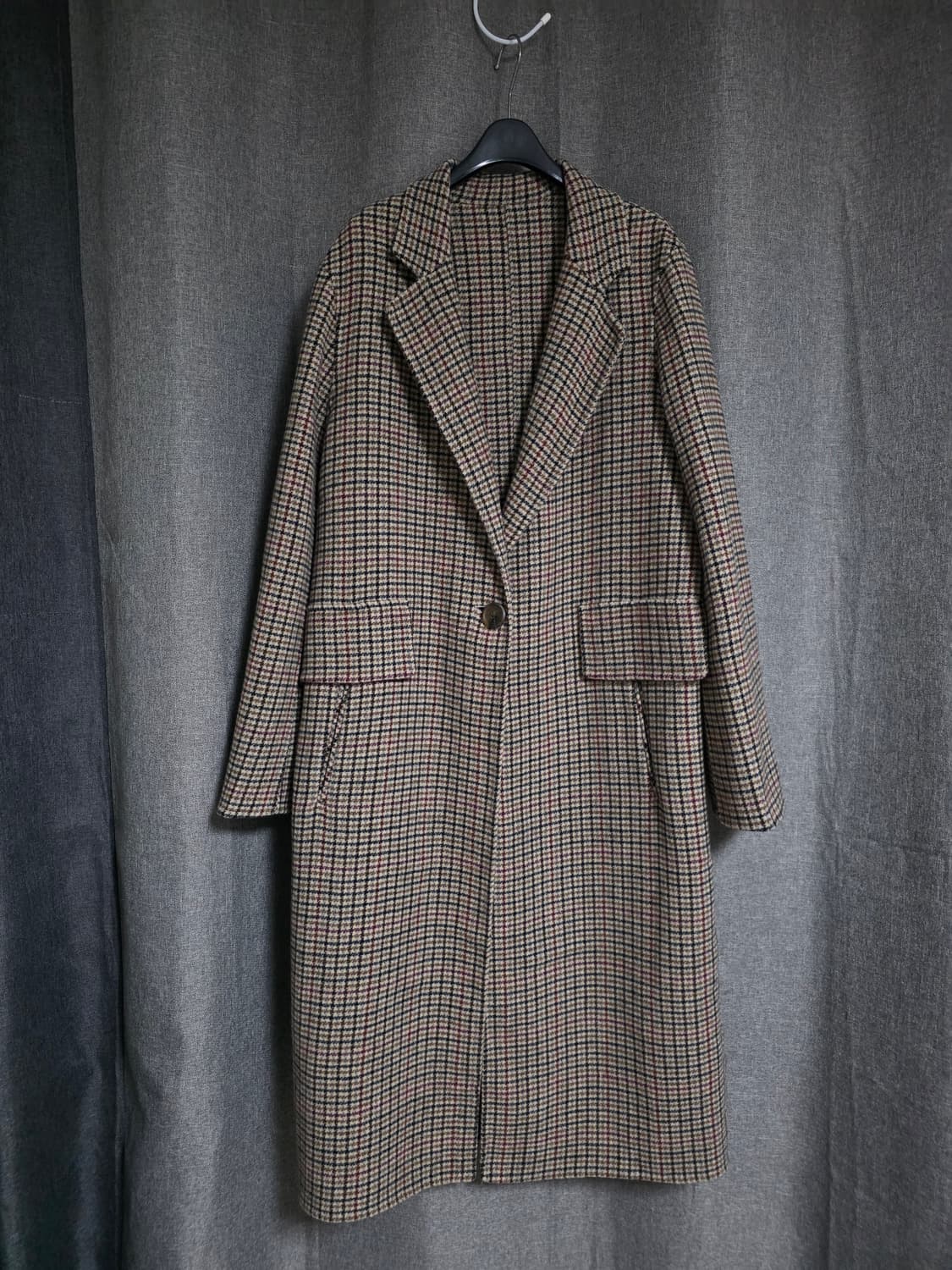 쏘울 호주메리노울 핸드메이드 코트 상품이미지1