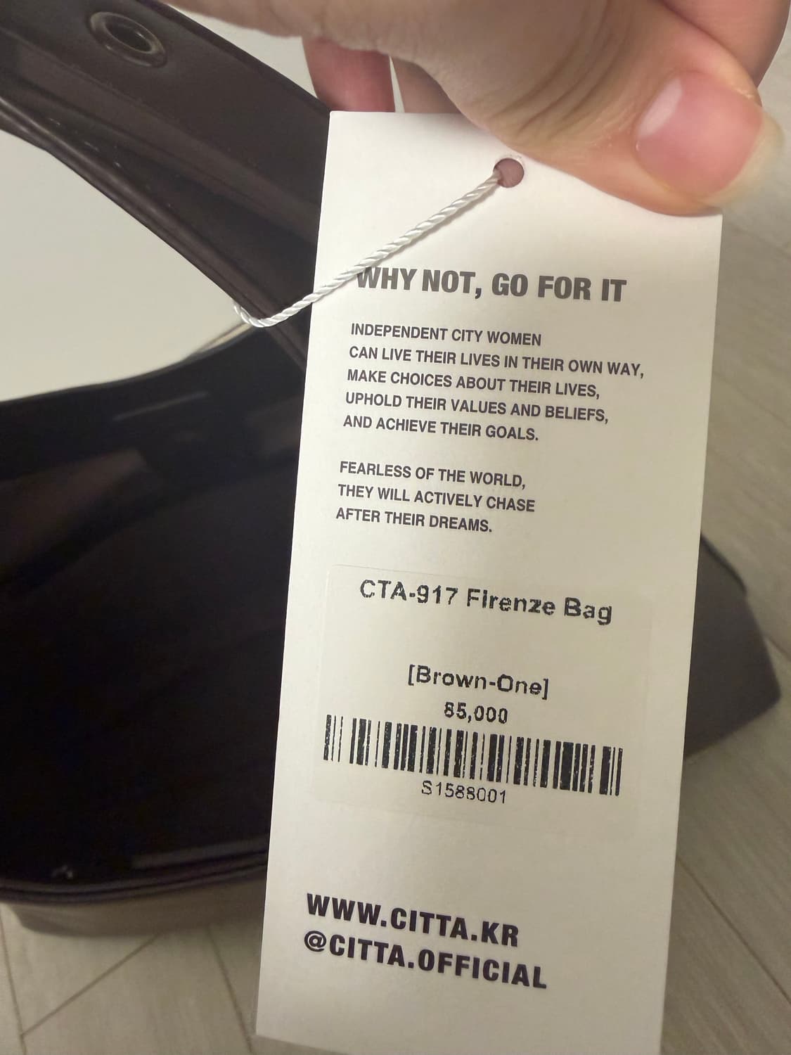 Citta 브라운 숄더백 상품이미지4