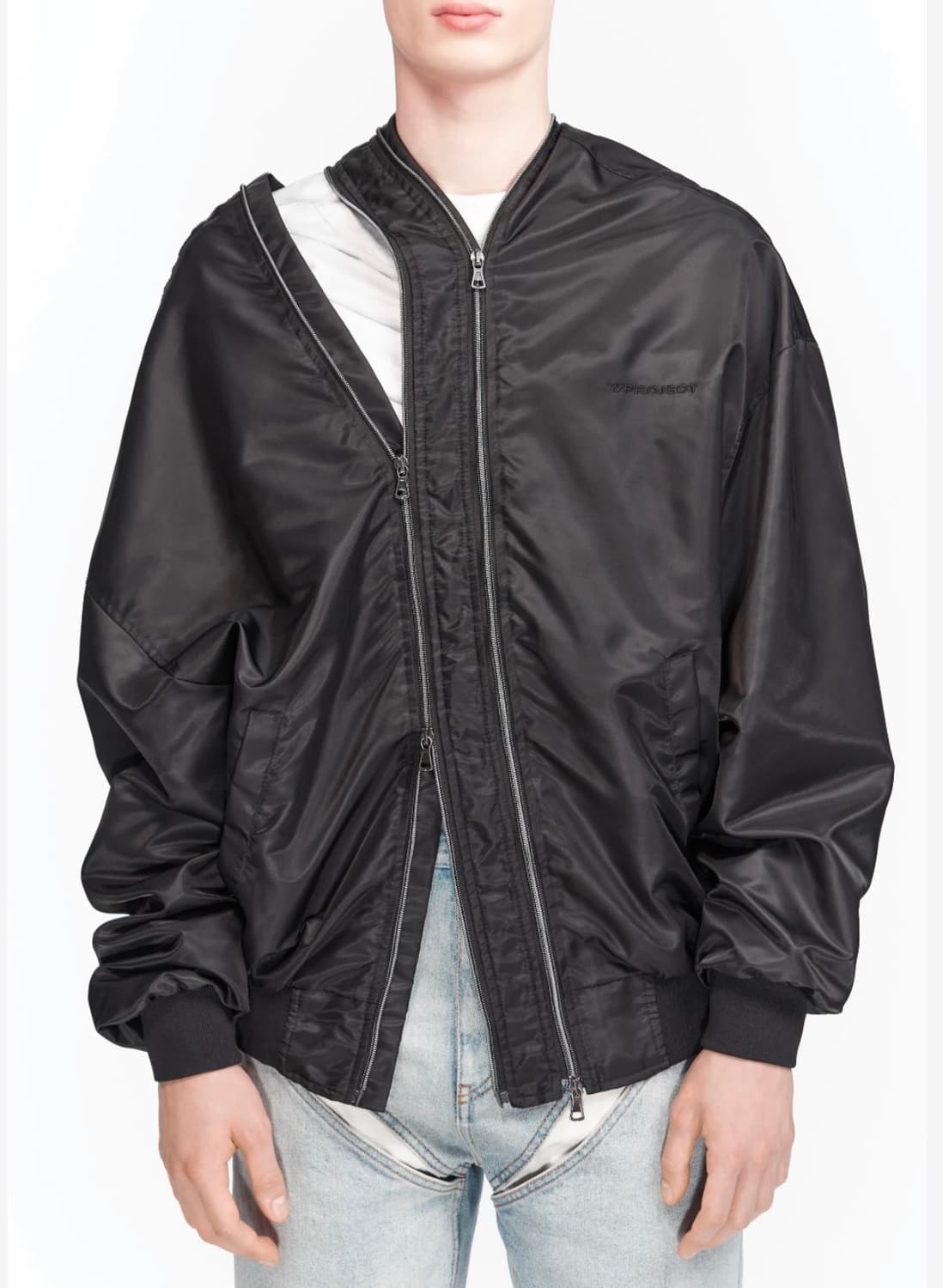 와이프로젝트 더블 지퍼 봄버 상품이미지1