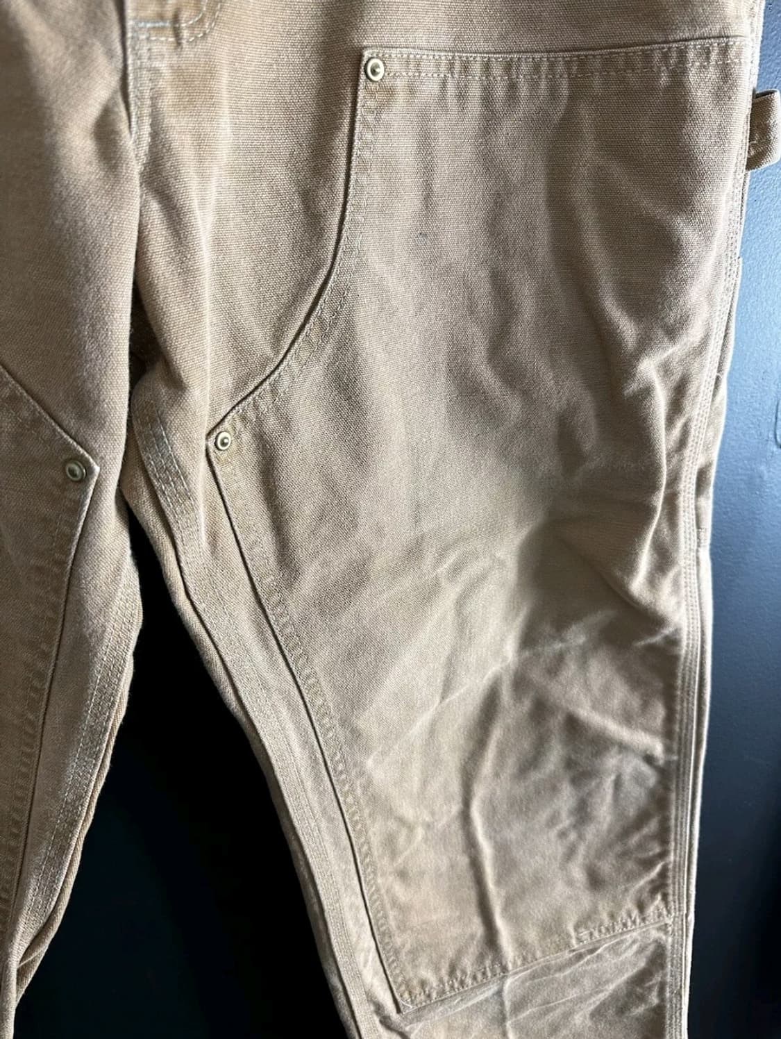 OG USA Vintage 칼하트 B01 BRN 더블니 팬츠 38X32 상품이미지3