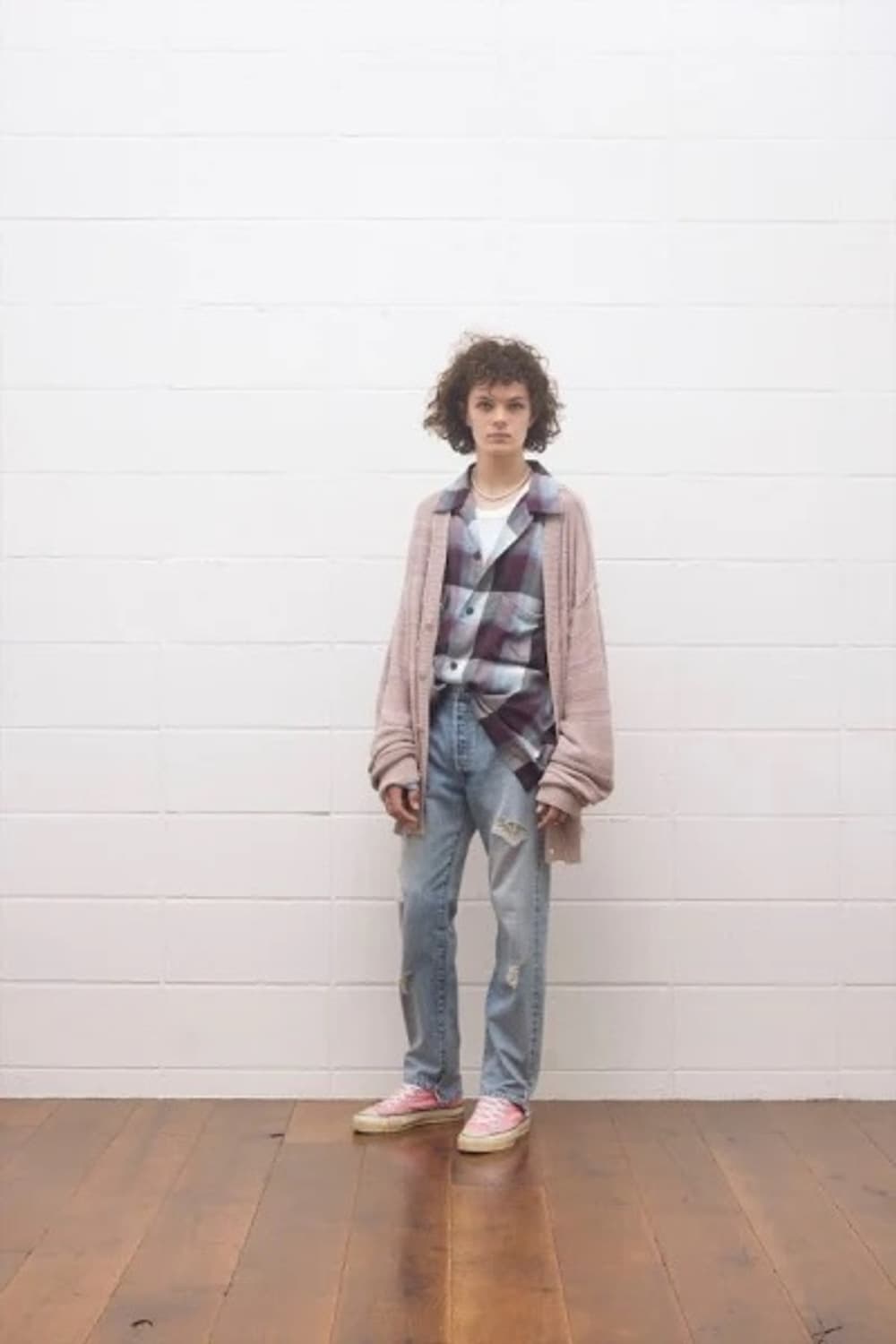 UNUSED 언유즈드 데미지 스트라이프 가디건 상품이미지10