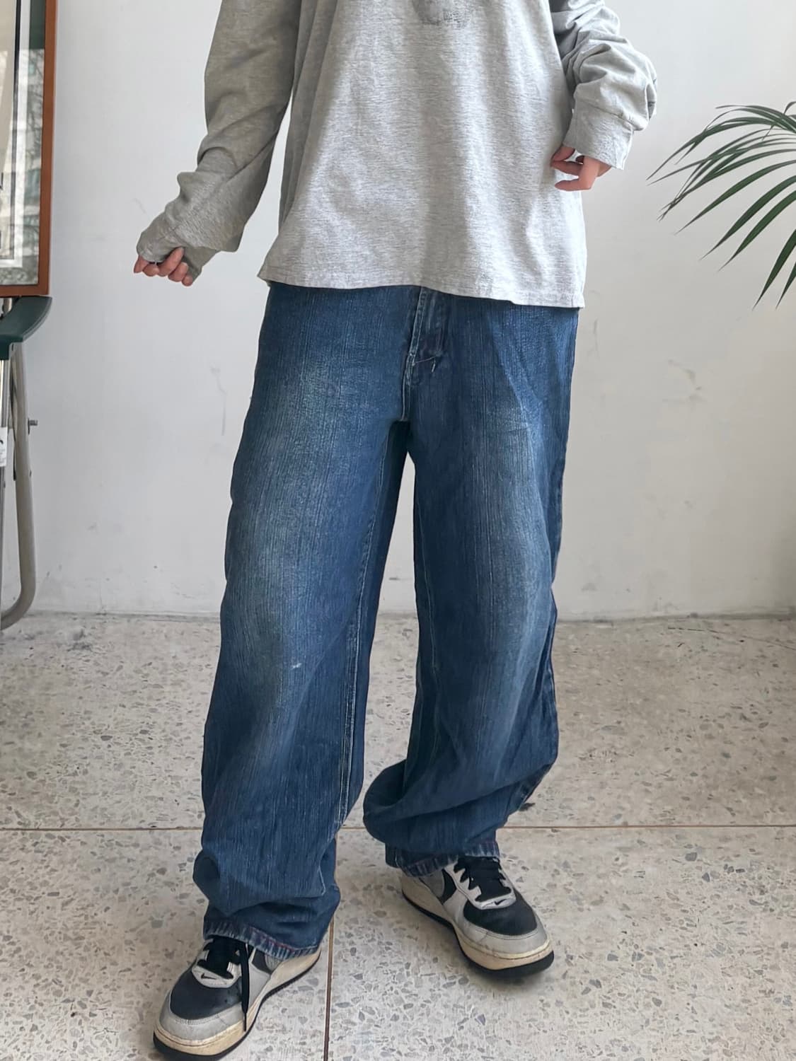 90’s 빈티지 자수 힙합팬츠 상품이미지2