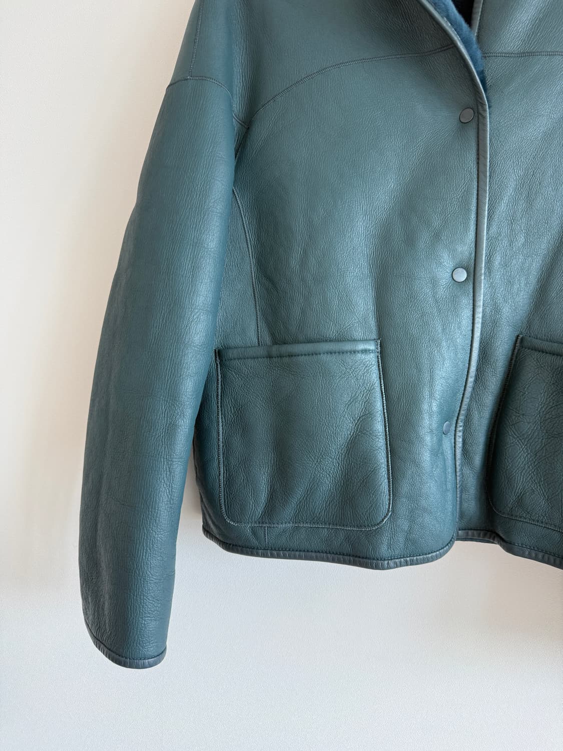 칼 라거펠트(KARL LAGERFELD) 리버시블 레더&밍크 자켓 상품이미지4