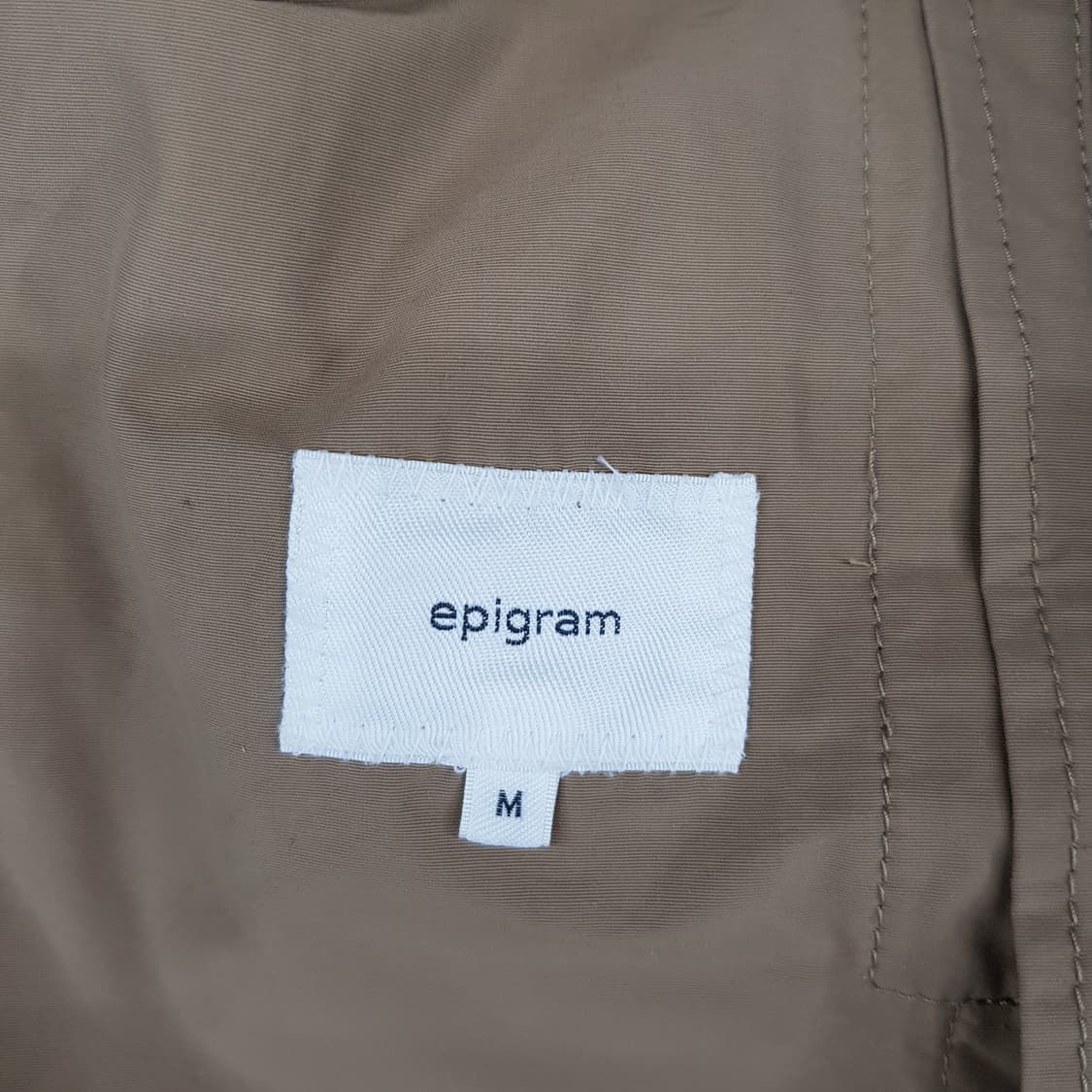 에피그램 간절기 면 자켓 M 상품이미지3