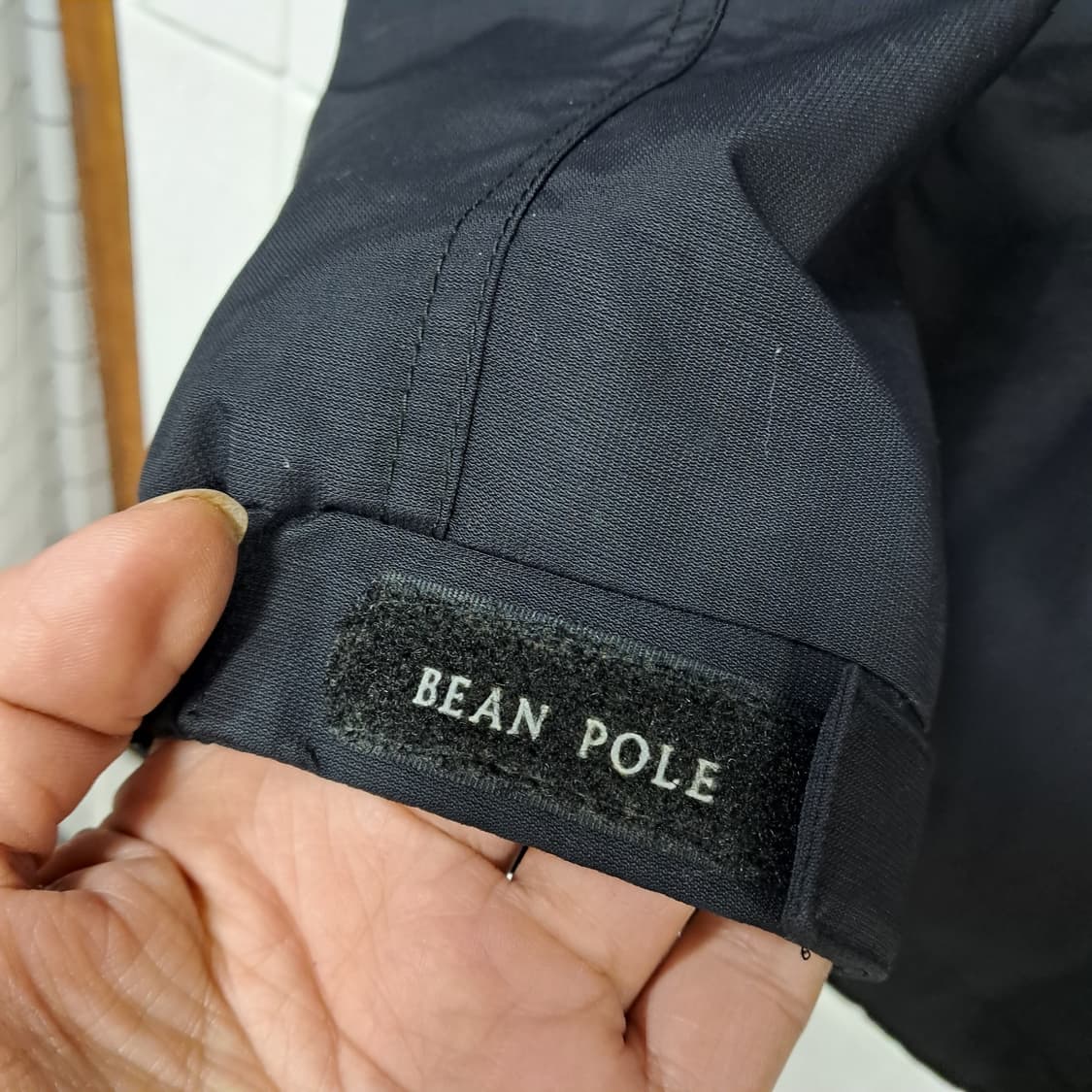 빈폴 블랙 후드 바람막이 자켓 95 상품이미지5