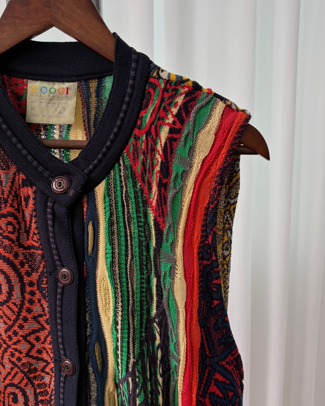 [M]쿠지 COOGI 케이블 니트 베스트 상품이미지4