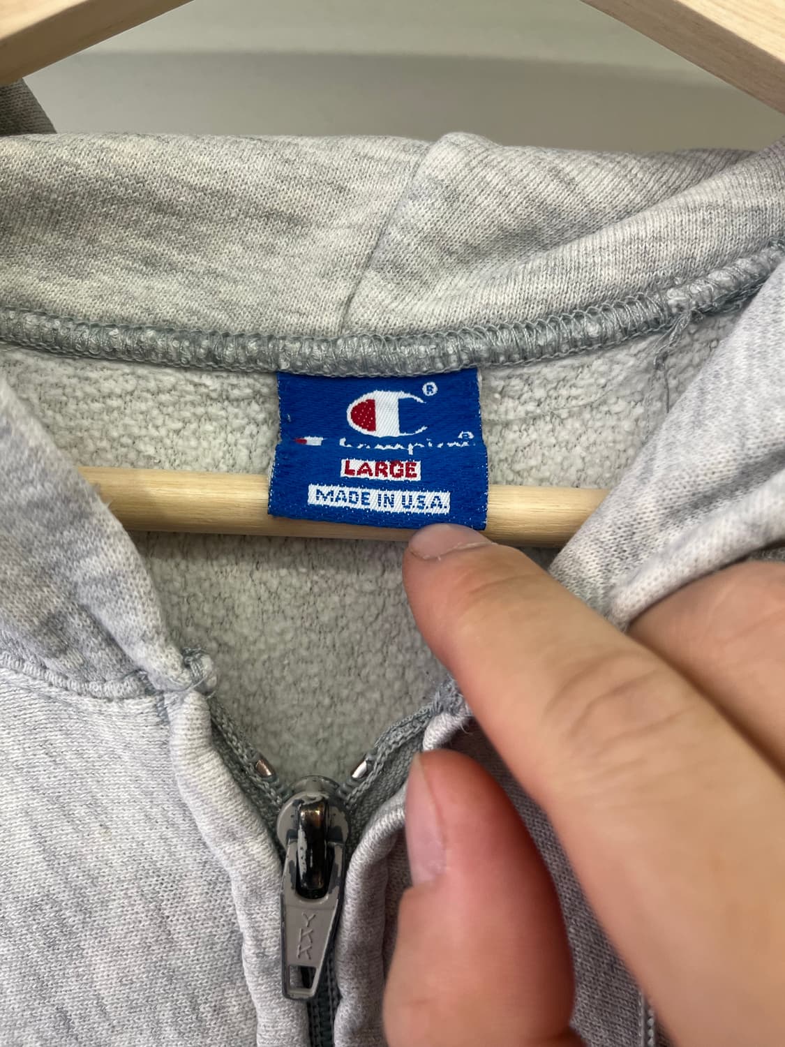 [L] 90s 챔피온 ARMY 후드집업 made in usa 상품이미지2