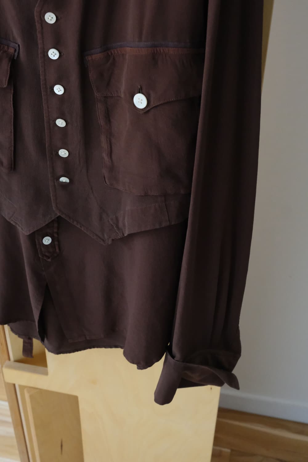 MASU Vest Layered Utility Shirt 상품이미지5