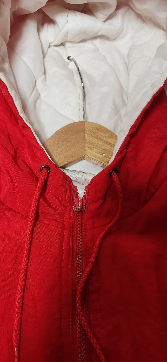 아디다스 삼선 90s 딥레드 바람막이 점퍼 자켓 상품이미지4