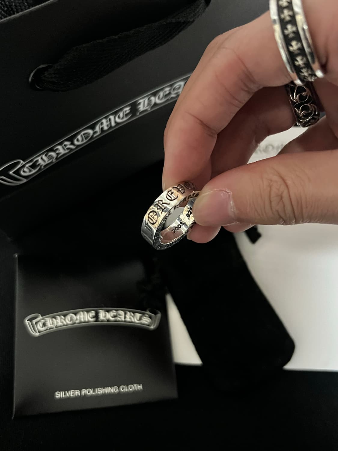 [us8.5] 크롬하츠 포에버링  상품이미지2