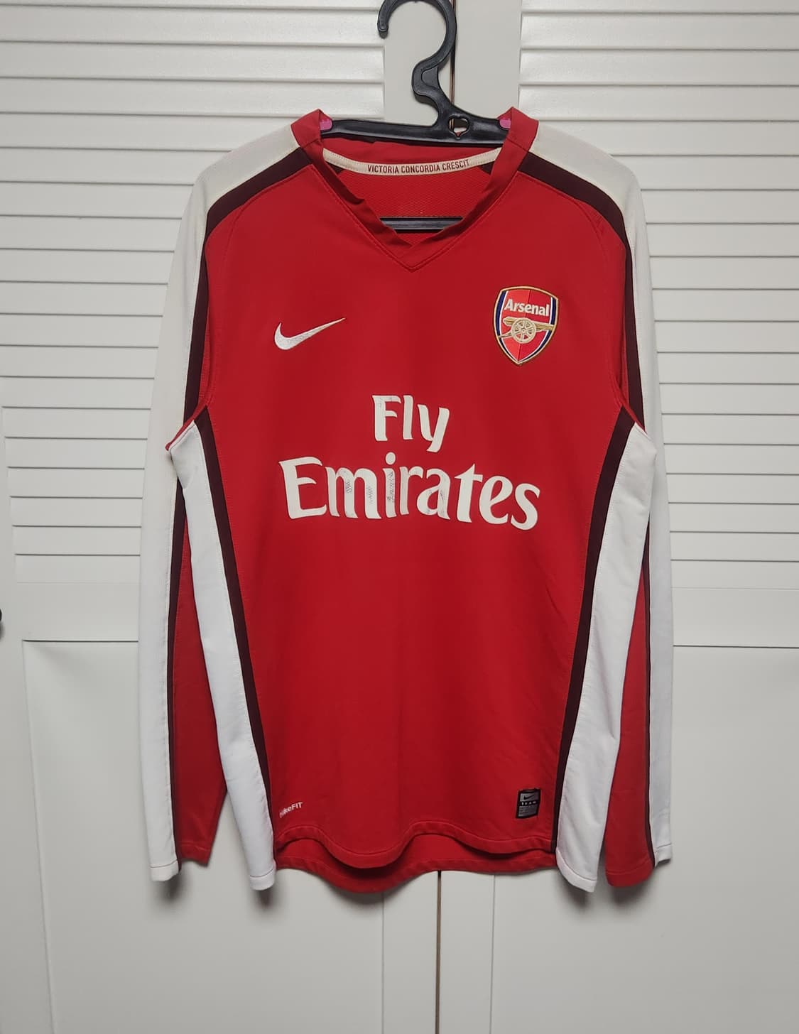 08-10 아스날 홈 긴팔 No.4 파르레가스 나이키 유니폼 상품이미지1