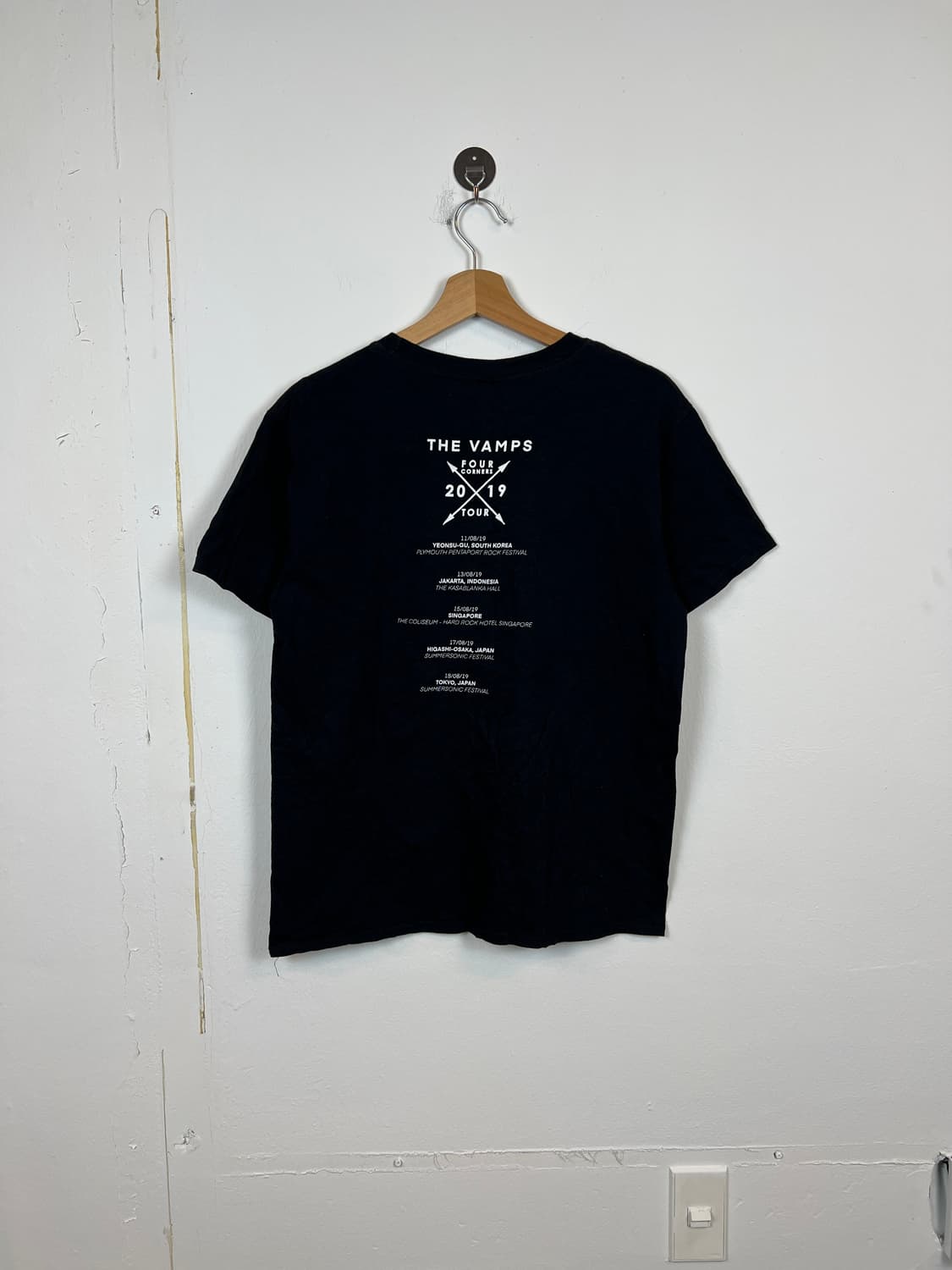T157 Gildan The Vamps 프린팅 반팔 티셔츠 M 상품이미지2