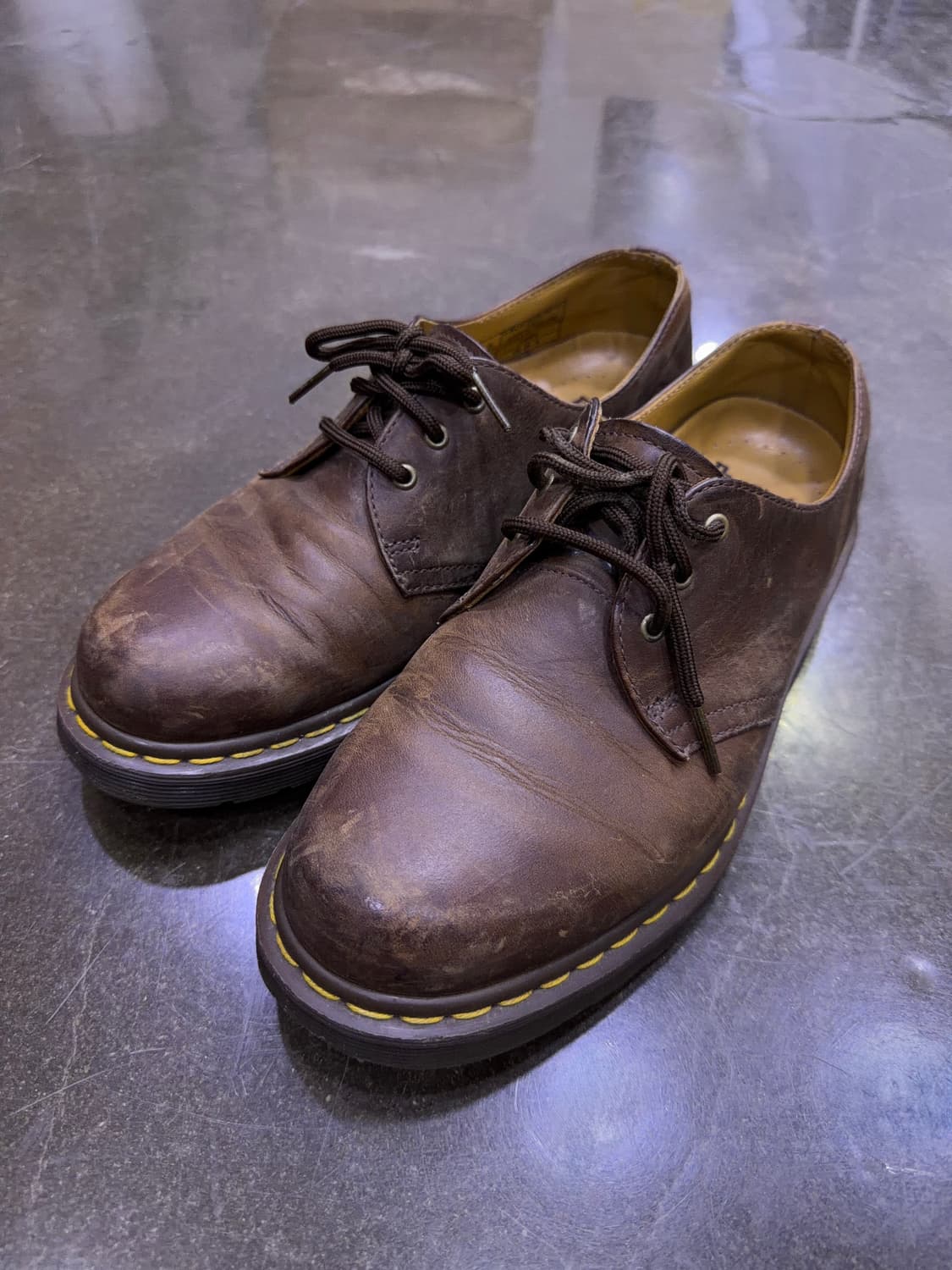 닥터마틴 1461 크레이지 호스 브라운 더비슈즈 260 상품이미지1