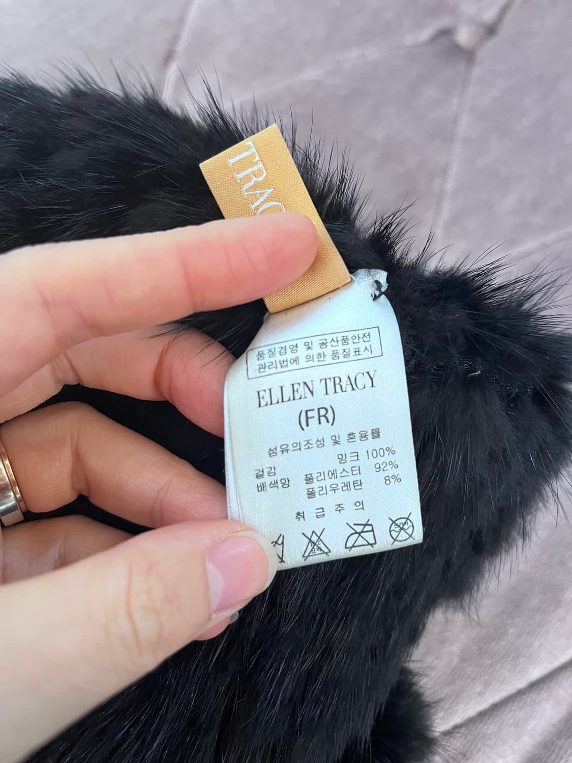 EllenTracy 여성 리얼밍크넥워머 상품이미지10