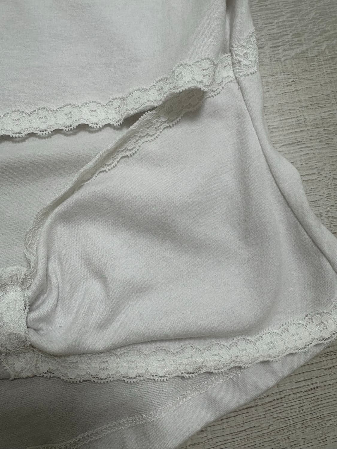포어링 Back ribbon puff tee 백리본 퍼프티 화이트 m 상품이미지4
