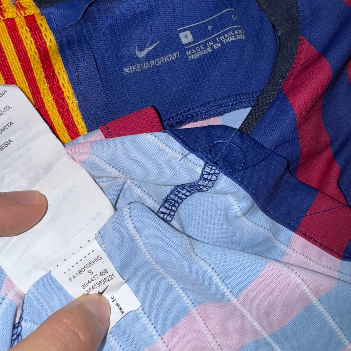 18-19 나이키 바르셀로나 어센틱 홈 유니폼 #10 메시 상품이미지6