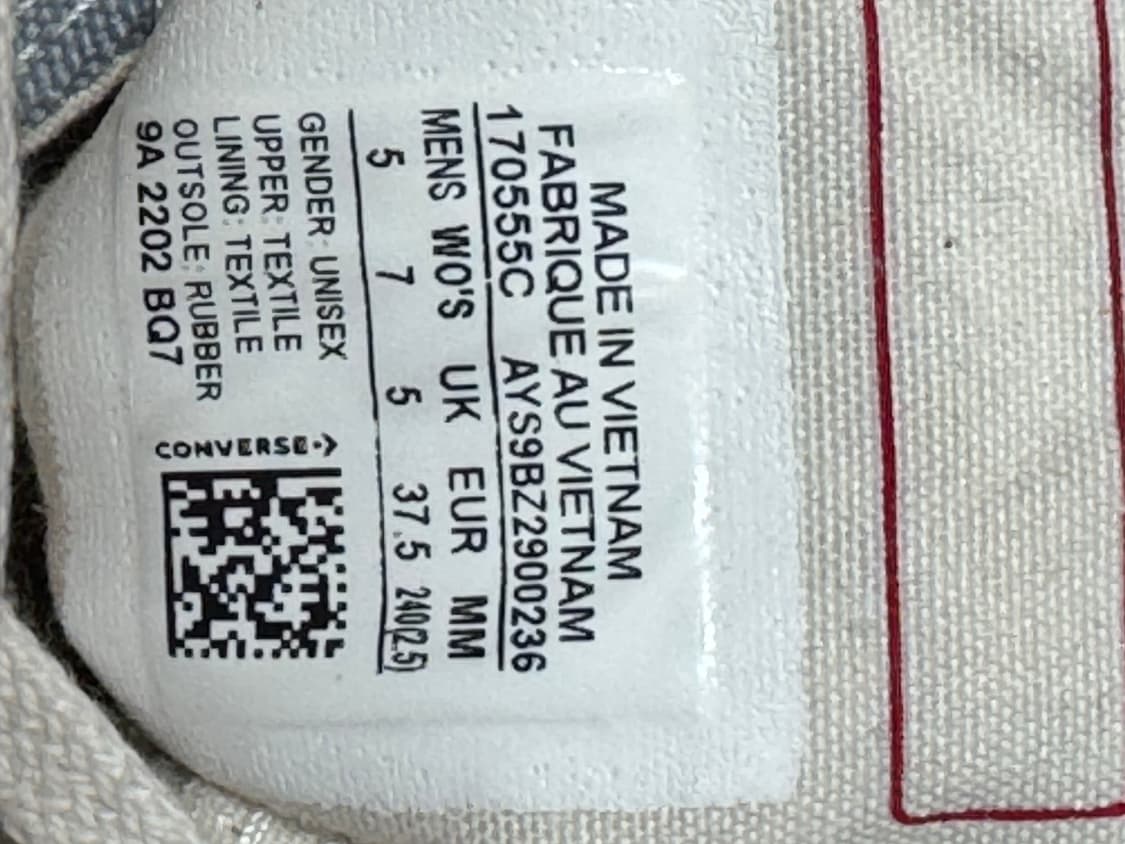 [240] 컨버스 척 70 빈티지 울프그레이 상품이미지2