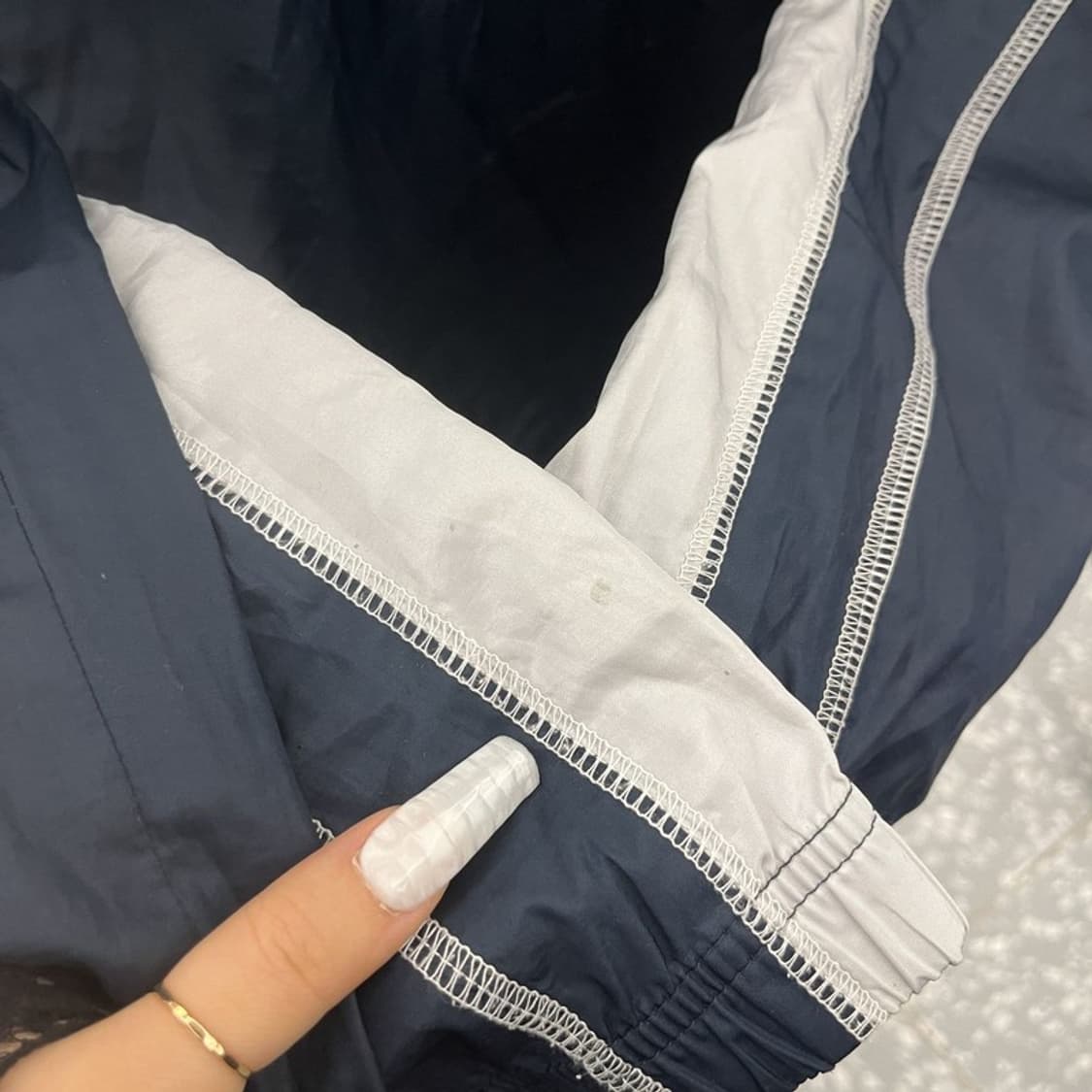 나이키 레트로 테크웨어 실버라인 바람막이 자켓 XL C10824 상품이미지7