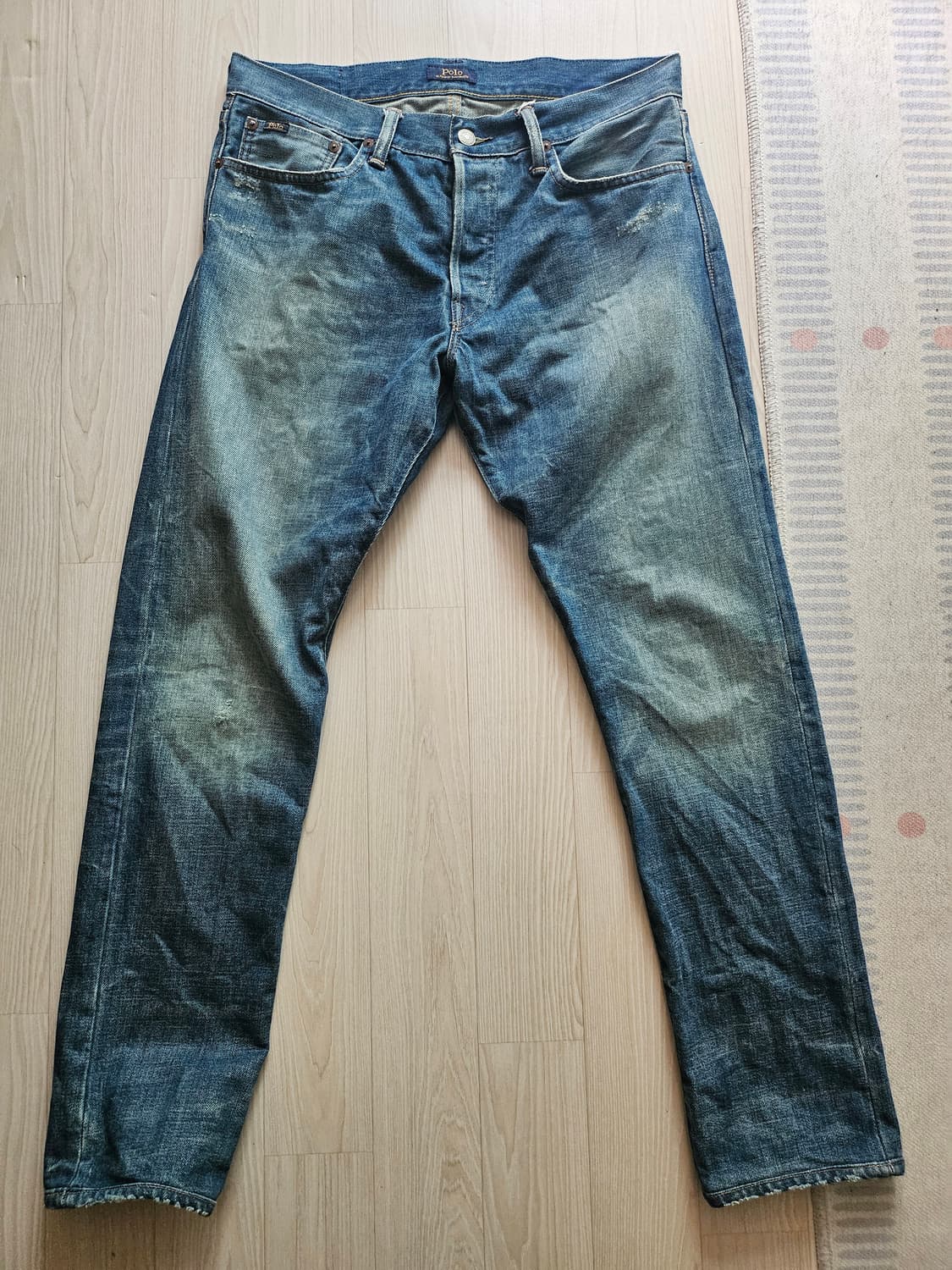 폴로 랄프로렌 워싱 데님 셀비지 청바지 32 상품이미지1