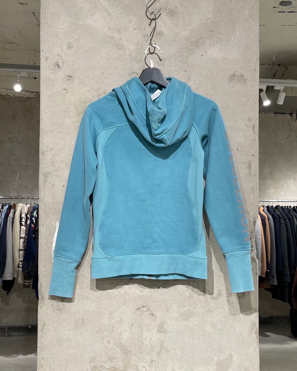 룰루레몬 민트 스쿠바 핑거홀 후디 집업 상품이미지6