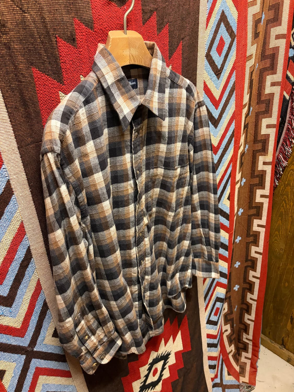 Ombre check shirt / 클래식 옴브레 체크셔츠 상품이미지2