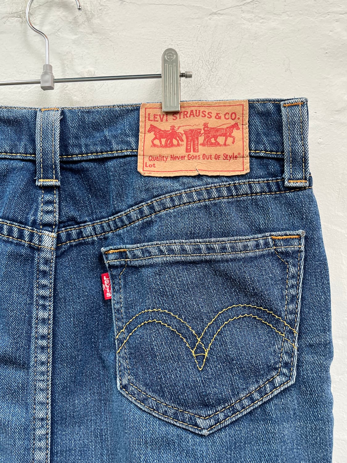 Levis Type-1 데님 스커트 M 상품이미지8