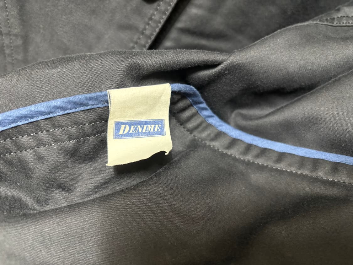 드님 denime 몰스킨 워크자켓 블랙 m 일본산 상품이미지4