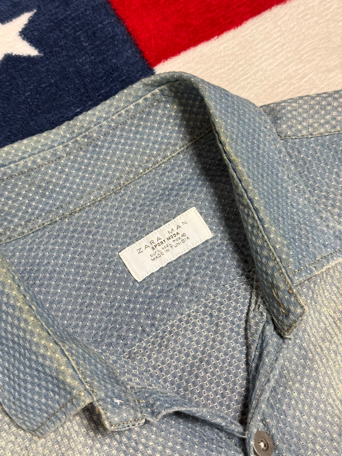 자라 패턴 코튼 셔츠 ZARA MAN Pattern CottonShirt 상품이미지8