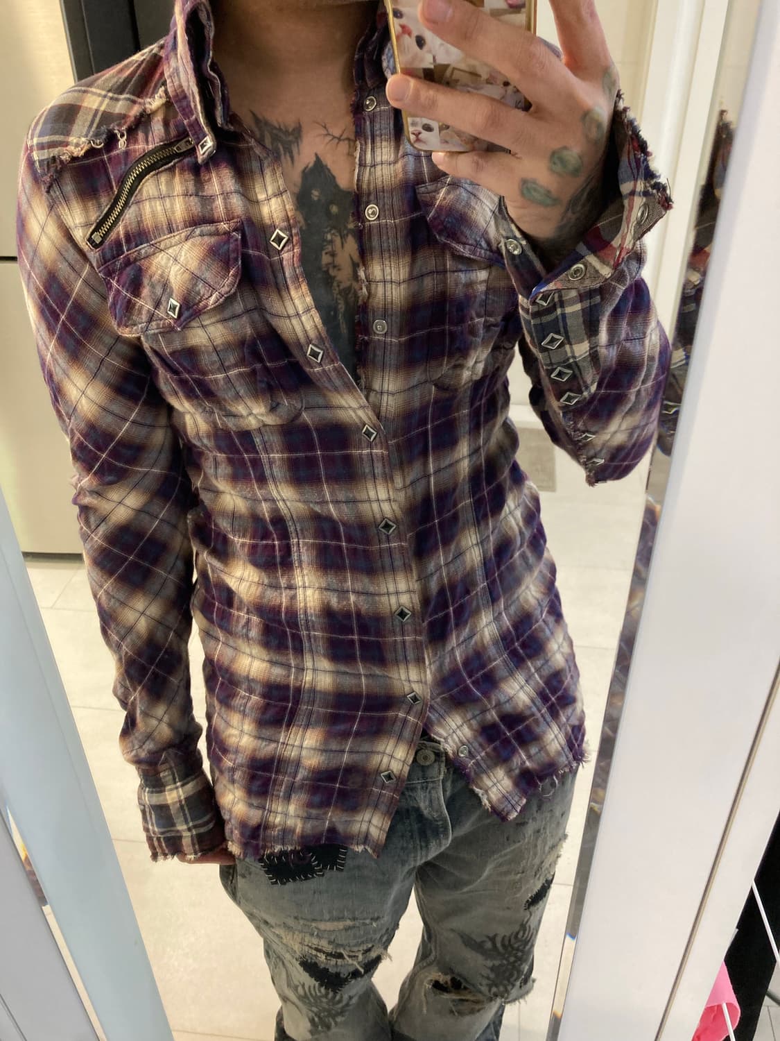 LGB 체크 셔츠 상품이미지8