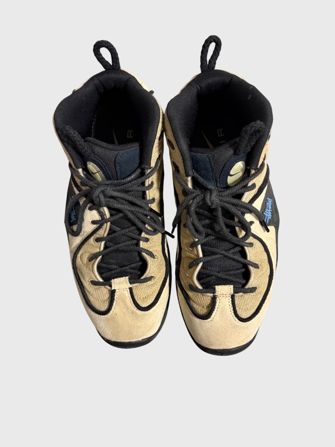 나이키 x 스투시 에어 페니 2 라탄 앤 라임스톤 상품이미지3