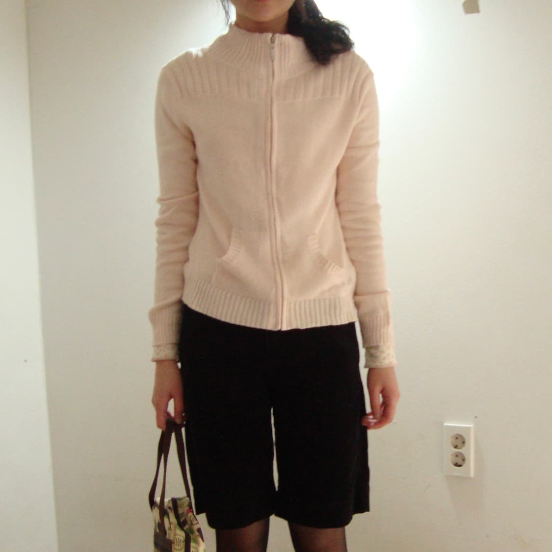 핑크 집업 상품이미지1