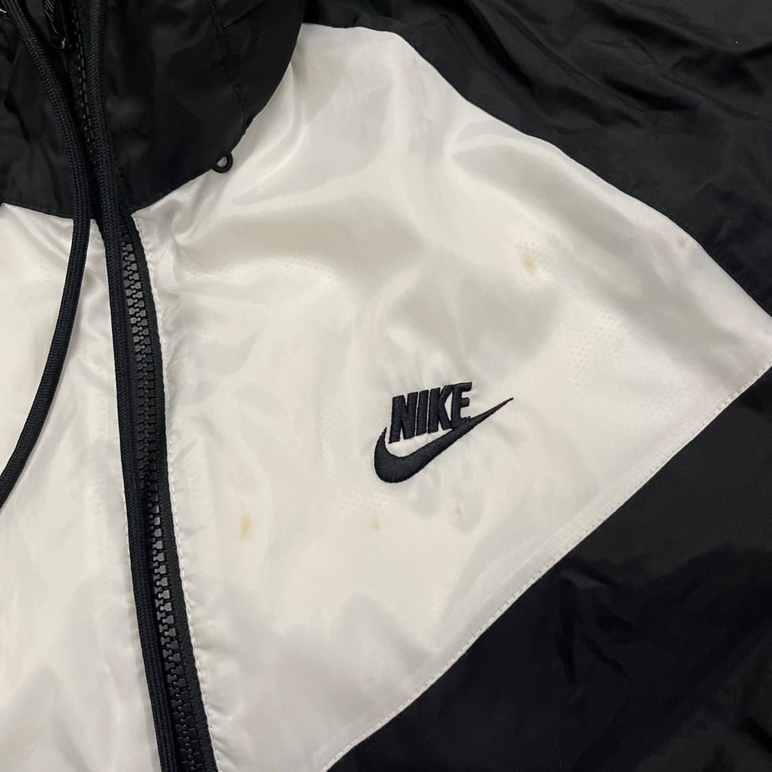 [정품/xl,105] 나이키 윈드러너 바람막이 블랙화이트 b16 상품이미지5