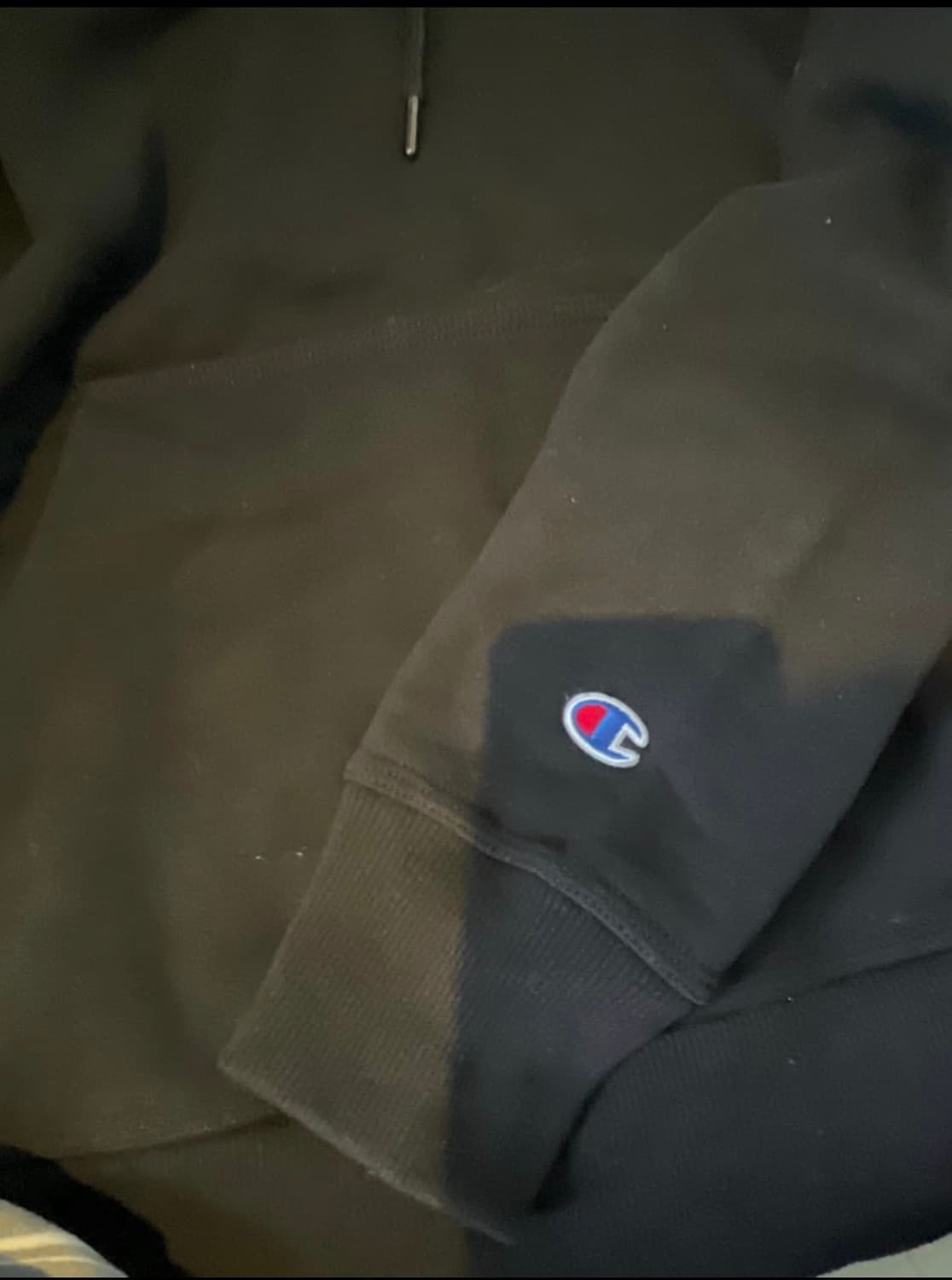 챔피온 블랙 후드티 상품이미지4