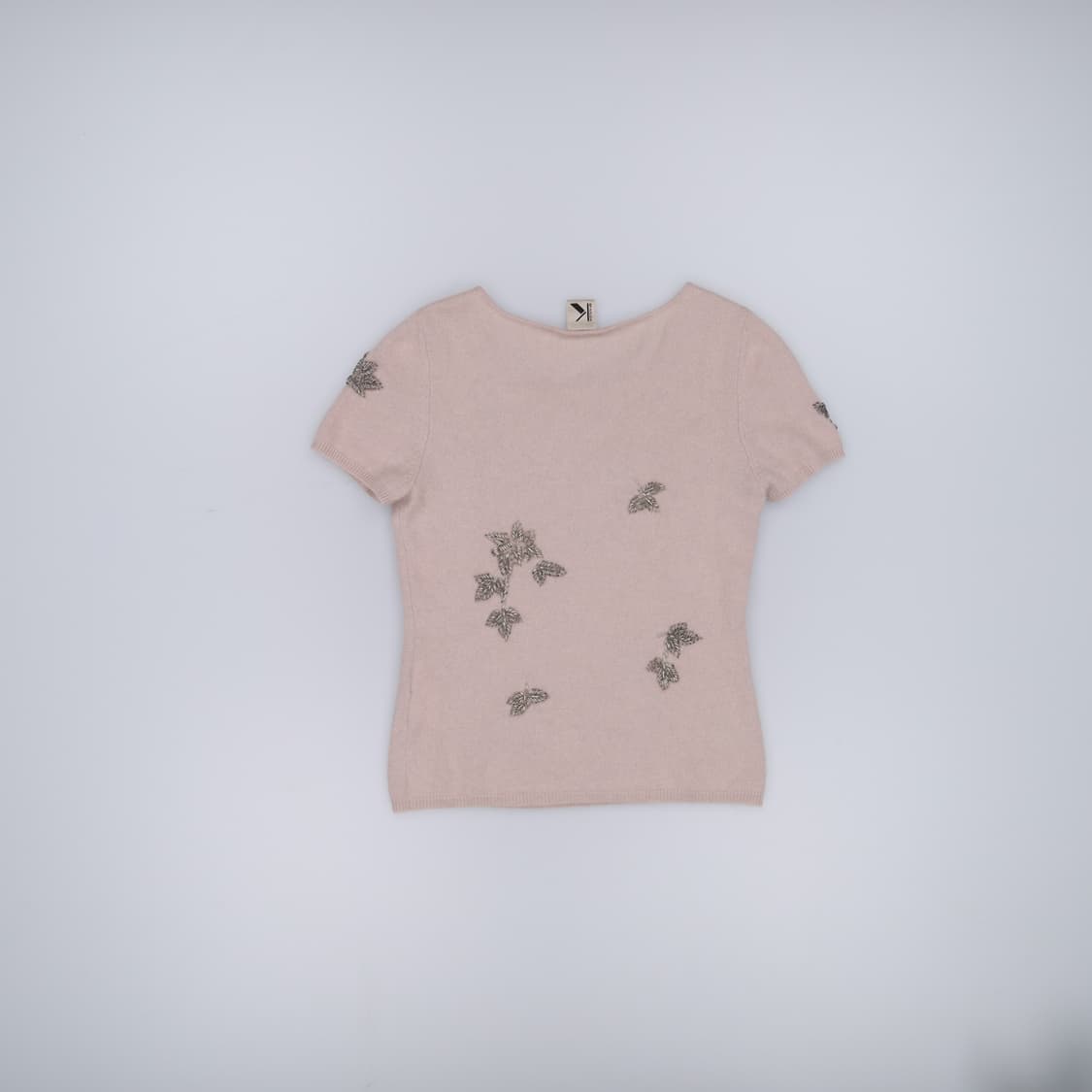 44정도 빈티지 여성 앙고라 반팔니트 0303H1 상품이미지2