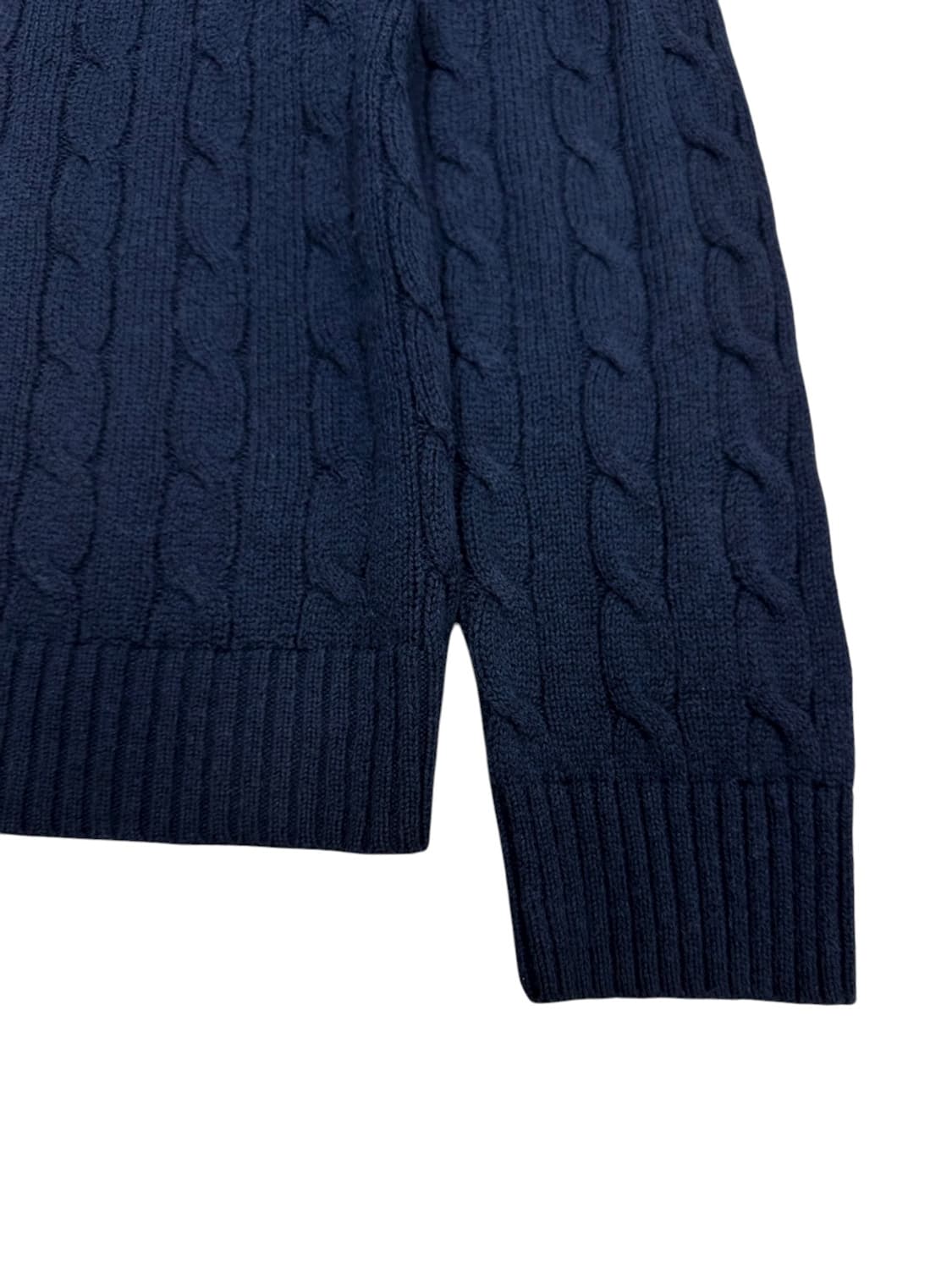 폴로 꽈배기니트 네이비 (L~XL) 상품이미지6