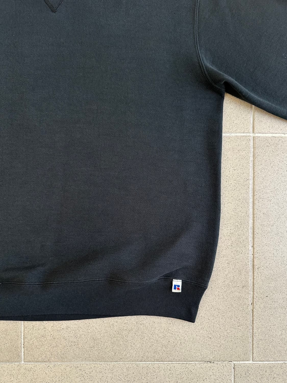 90s 빈티지 러셀 스웻셔츠 블랙 XL USA 상품이미지3