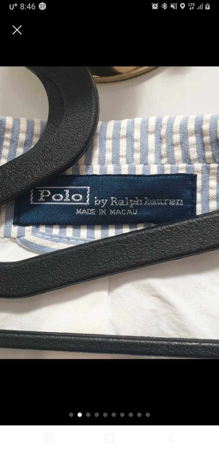 폴로랄프로렌 코튼 시어서커 블레이져 자켓100 상품이미지2