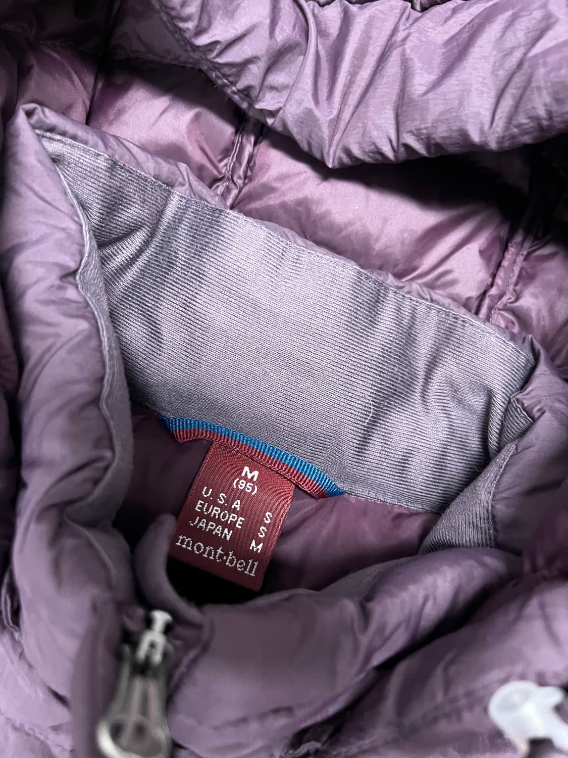 몽벨 바네사 구스다운 경량 패딩 M 상품이미지3