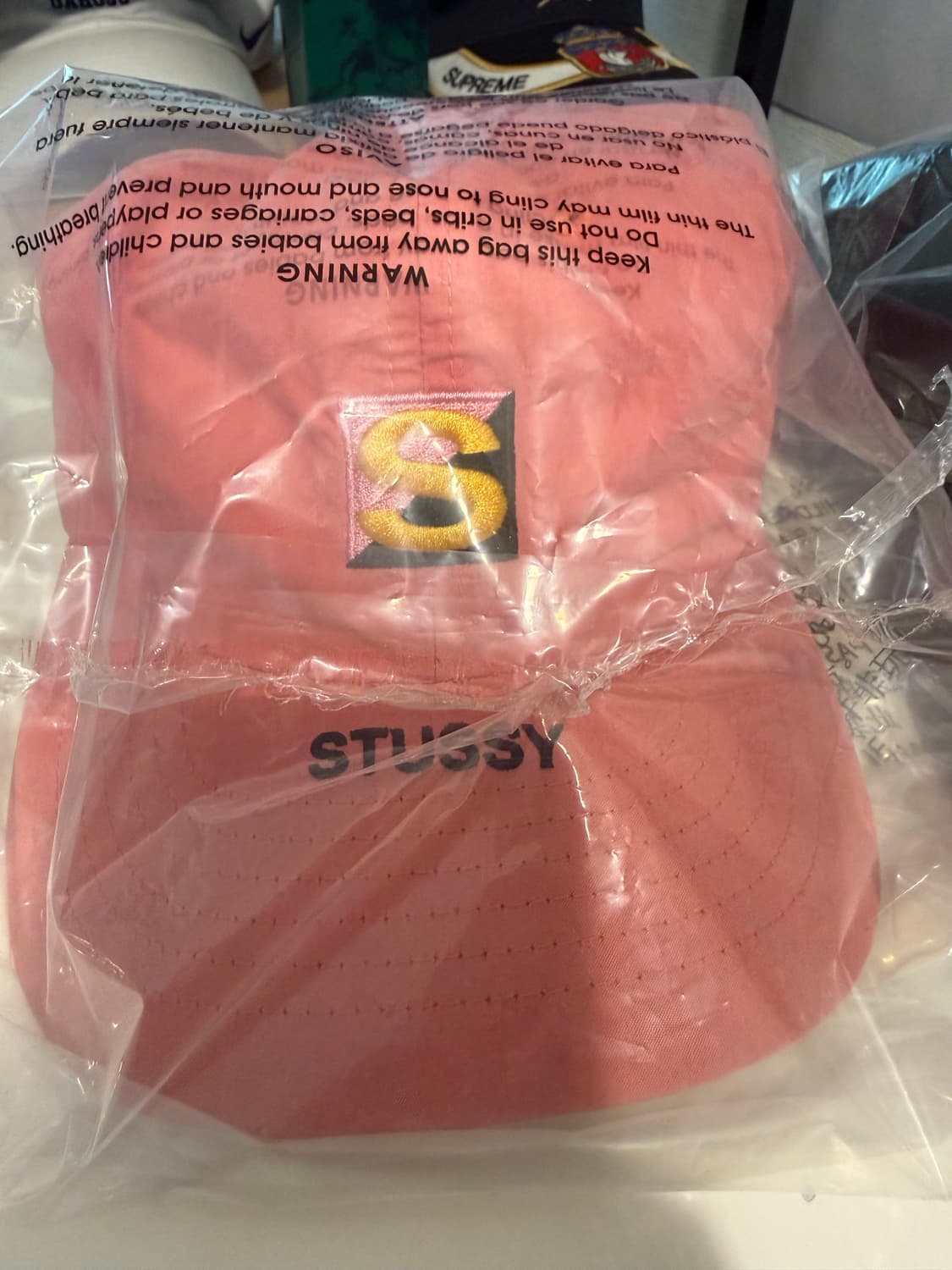 17SS 스투시 S스퀘어 로우프로 캡  상품이미지1