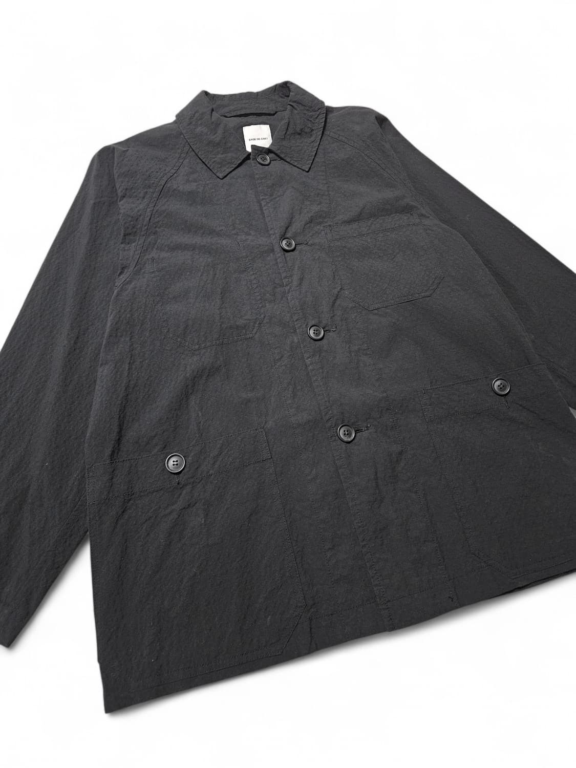 사쥬드크레 크링클 워크자켓 블랙 상품이미지3