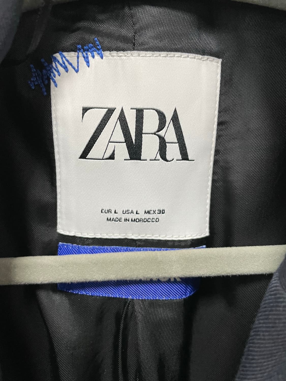 자라x아더에러 오버사이즈 셋업 네이비 상품이미지4