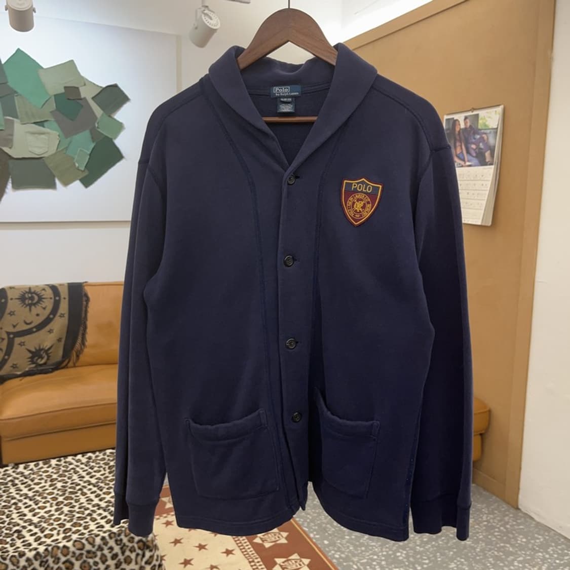 폴로 랄프로렌 레트로 하이틴 숄카라 가디건 L C09315 상품이미지3