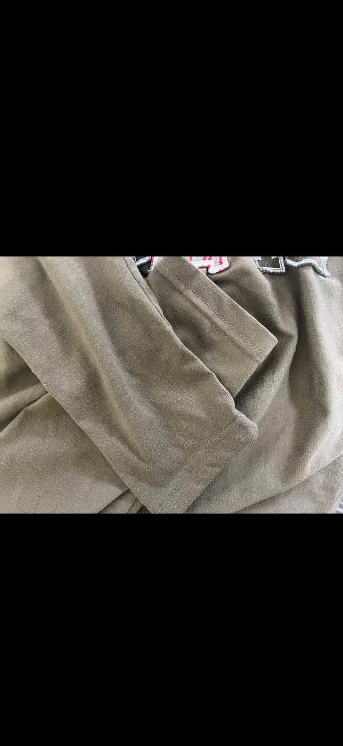 플리즈노팔로우 7부 카키 상품이미지3