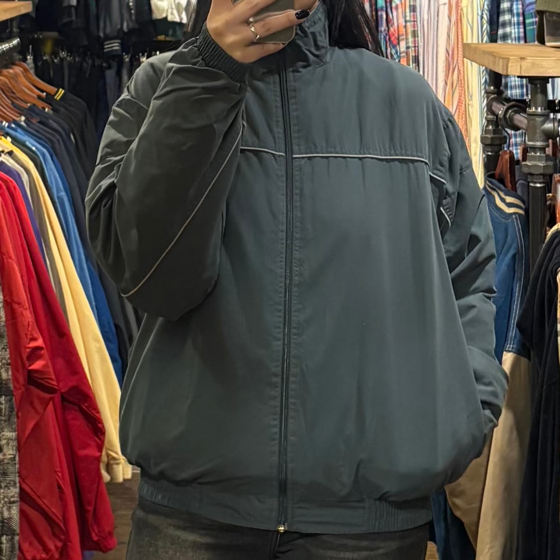 [HI] 나이키 바람막이 카키그레이 상품이미지2