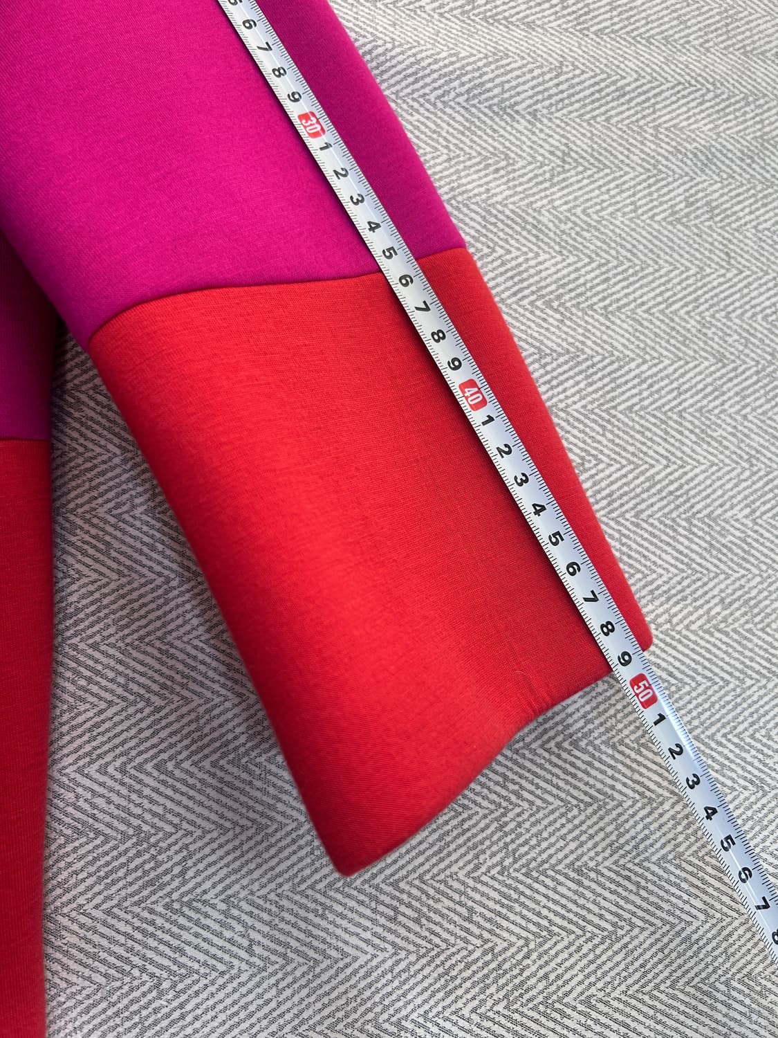 [90] 쥬시쥬디 투버튼 핑크레드 반코트 자켓 여성 90사이즈 상품이미지9