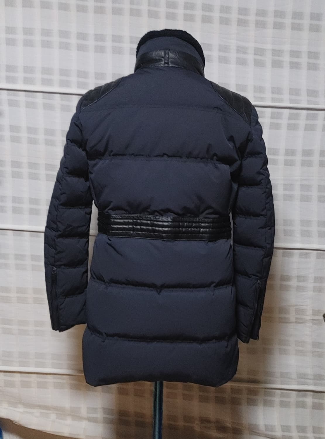 (한섬) 시스템옴므 네이비 구스다운 패딩 점퍼 95 (슬림) 상품이미지2