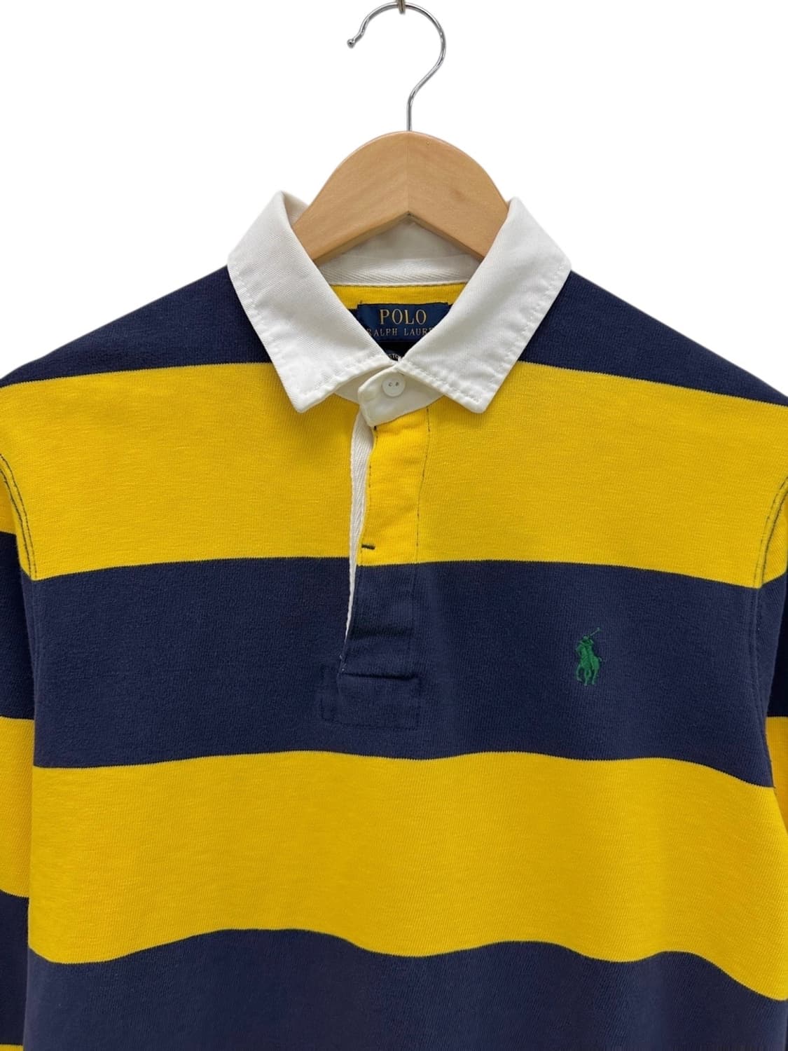 폴로 럭비티 옐로우&네이비 (M) 상품이미지2