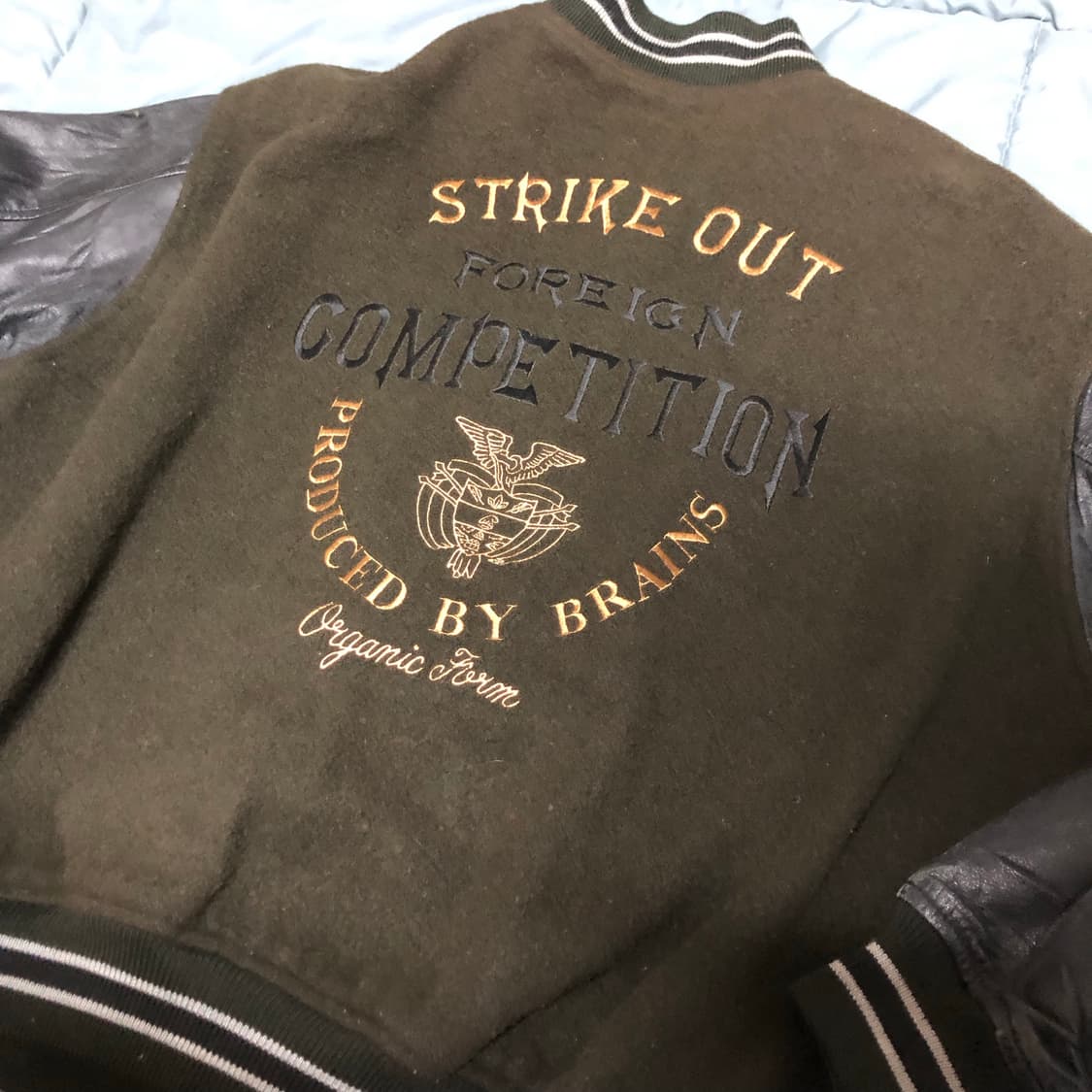 빈티지 바시티 자켓 상품이미지1