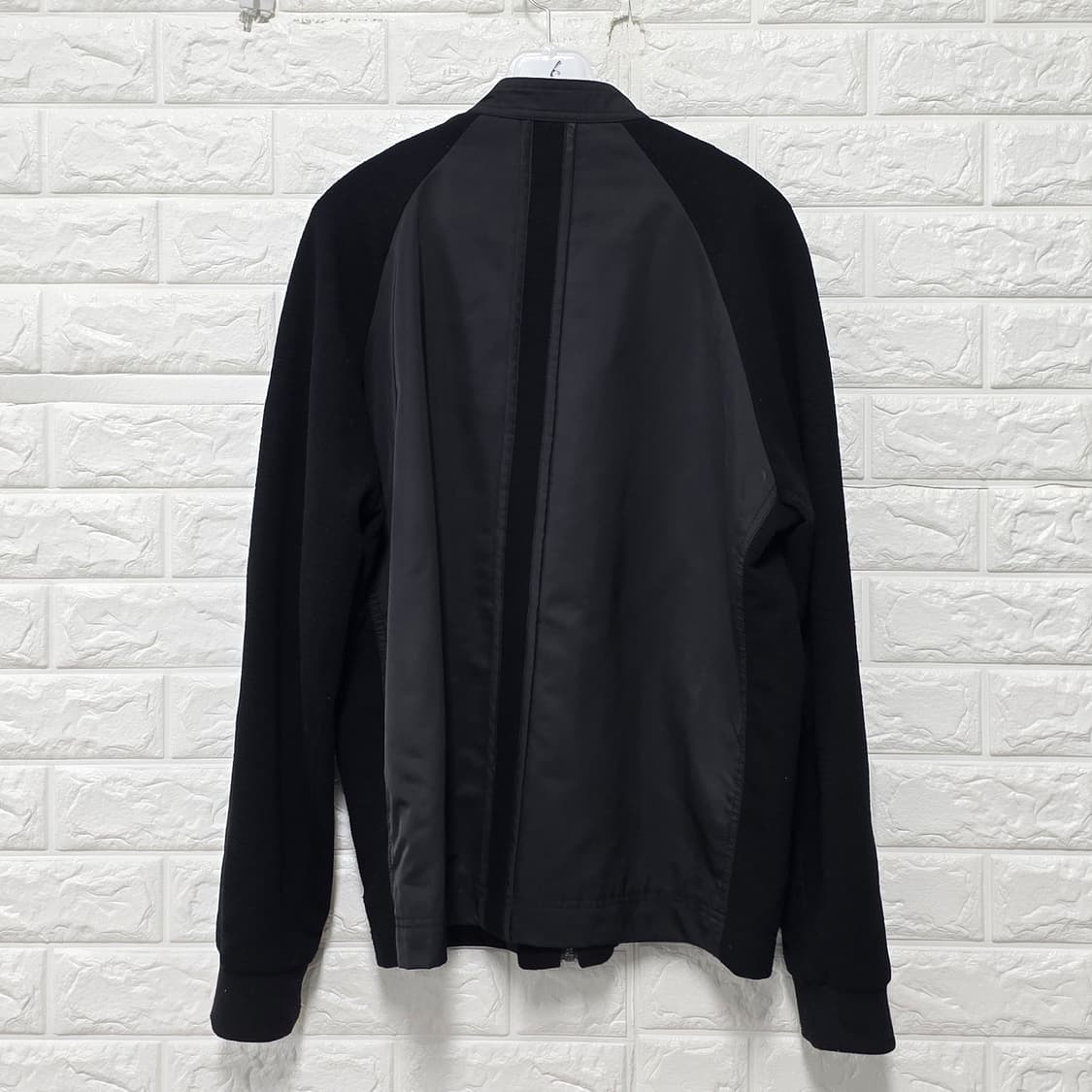 택포_ 게스 남성 블랙 봄버 자켓 L 상품이미지4