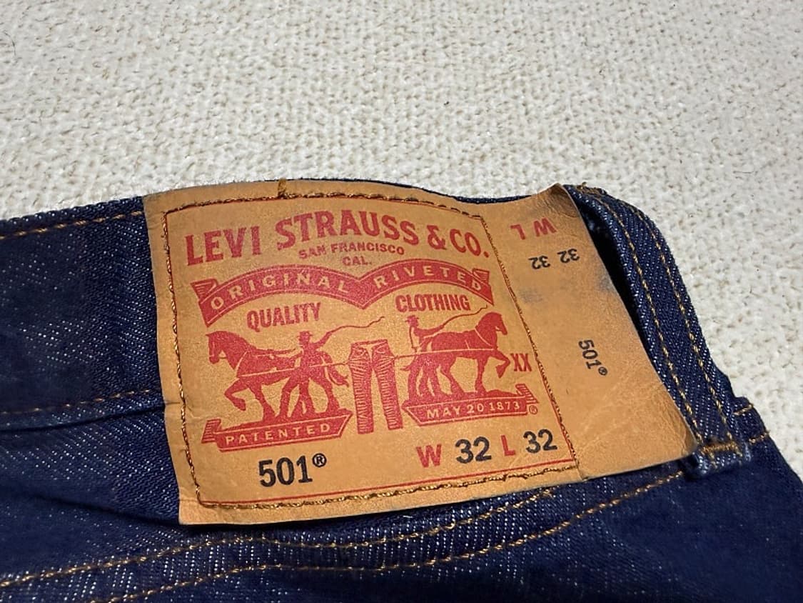 리바이스 501 청바지 남성용 34인치 상품이미지5